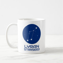 Lyran Starseed Mugg - Lyra Constellation Design