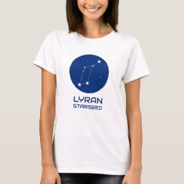 Lyran Starseed Tee med Lyra Constellation