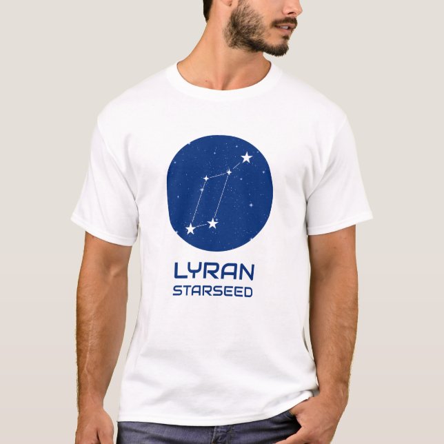 Lyran Stjärnfrö Tröja med Lyra Stjärnbild (Framsida)