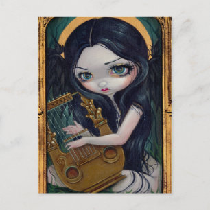 "Lyre Angel" vykort