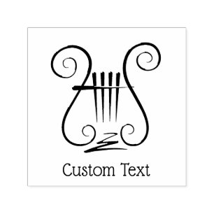 Lyre Självfärgande Stämpel