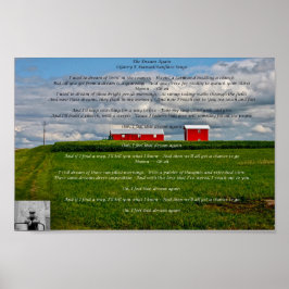 Lyric Poster - drömmen igen