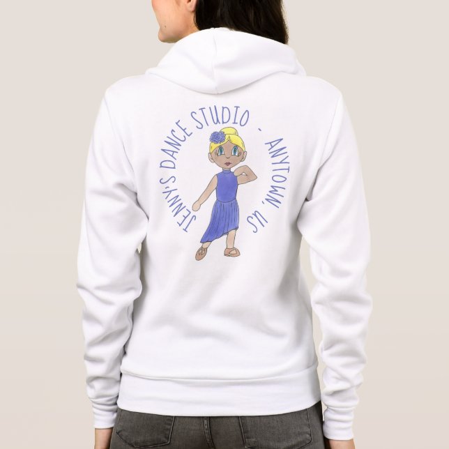 LYRICAL Dancer Personlig Dance Studio Teacher T Shirt (Baksida)