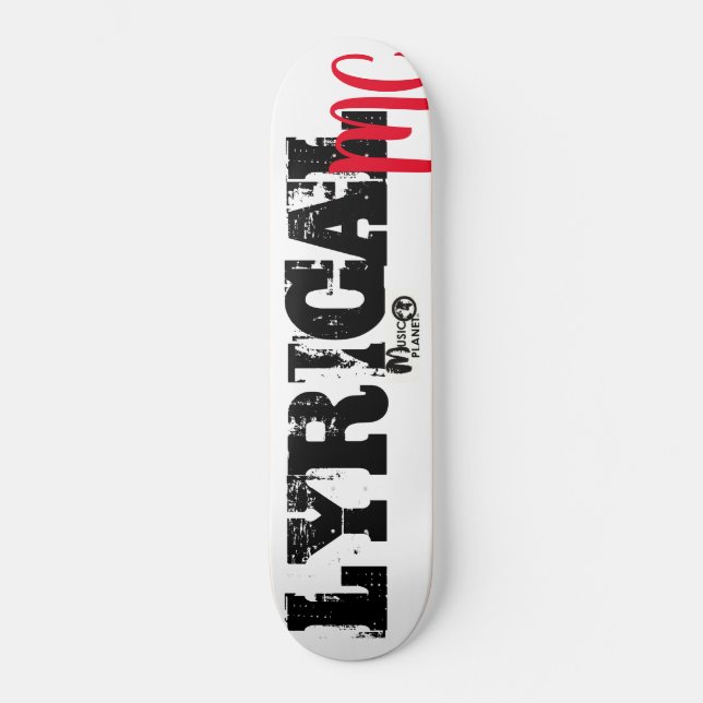LYRICAL MC/TST Skateboard (Framsida)