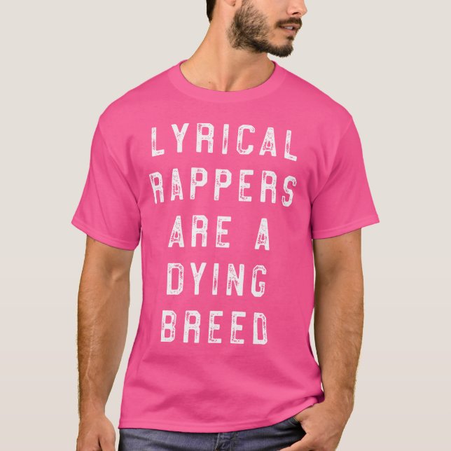 Lyrical Rappers Old school Hip hop T Shirt Lyricis (Framsida)