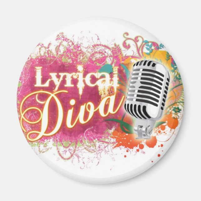 LYRICALDIVA2kopia Magnet (Framsidan)