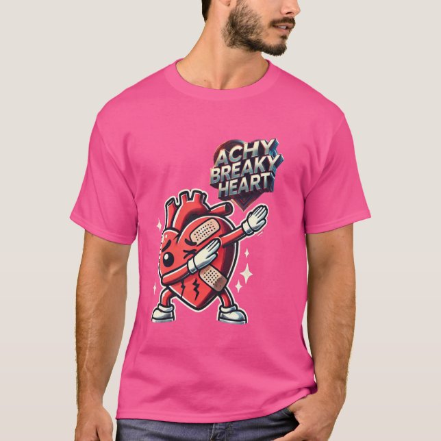 LyricLyfe - ACHY BREAKY HEART T Shirt (Framsida)