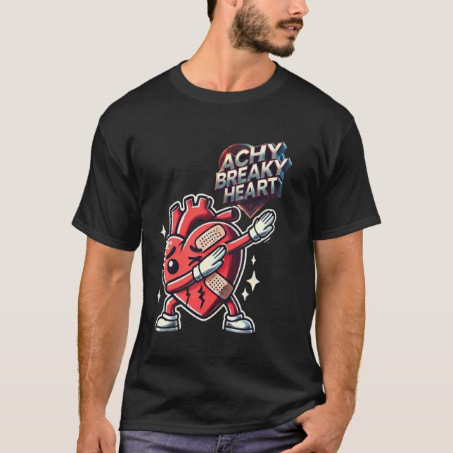 LyricLyfe - ACHY BREAKY HEART T Shirt (Framsida)
