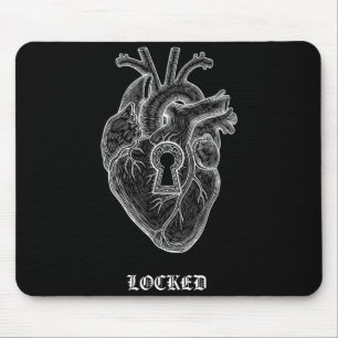 Lyriclyfe-långärmad skjorta-achy Breaky Heart-låst Musmatta