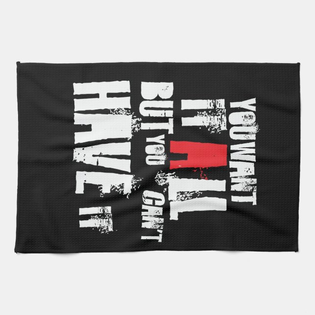 Lyrics Tea Towel Kökshandduk (Horisontell)