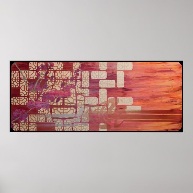 lyrisk eftermiddag poster (Framsidan)