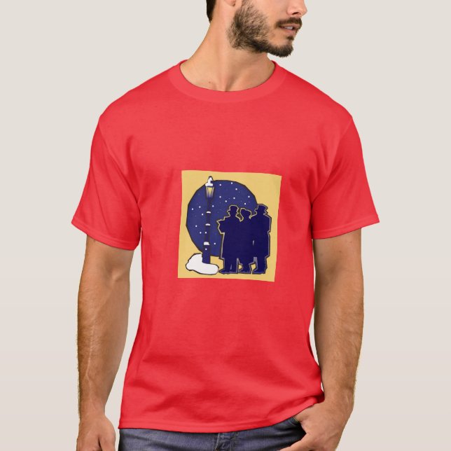 Lyrisk VictorianCarolersT-tröja Tee (Framsida)