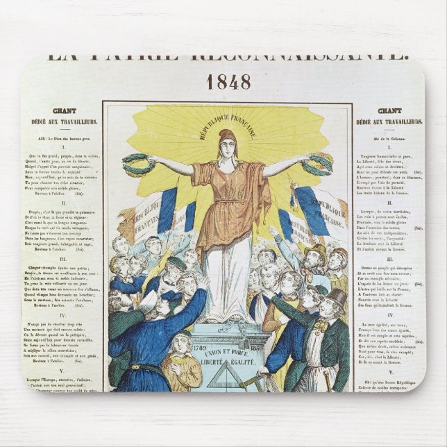 lyriskt lakan för en sång som är hängiven till musmatta (Framsidan)