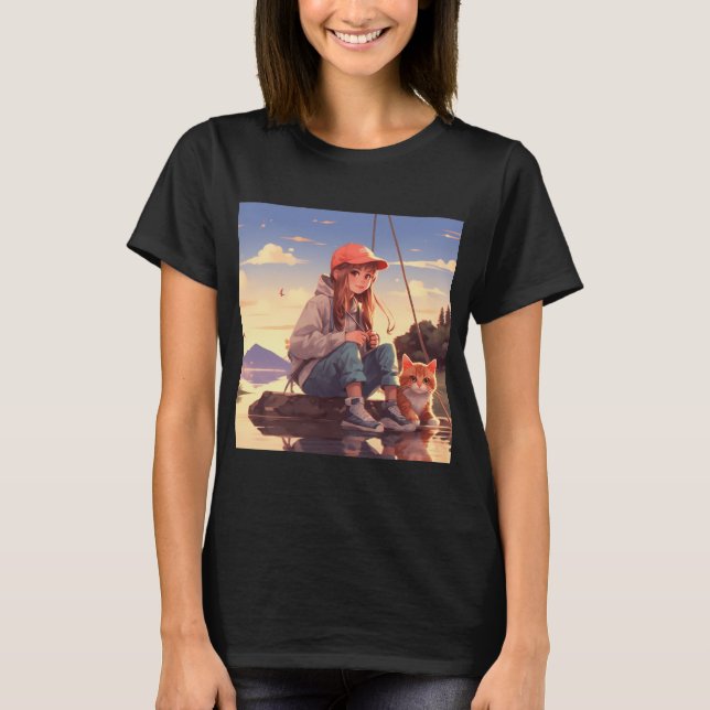 Lys över vattnet t shirt (Framsida)
