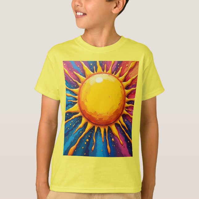 Lys på t shirt (Framsida)