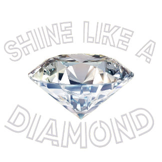 Lys som en diamant t shirt