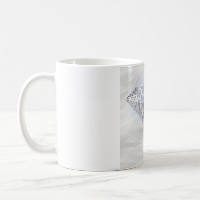 Lys som en diamantkopp kaffemugg (Vänster)