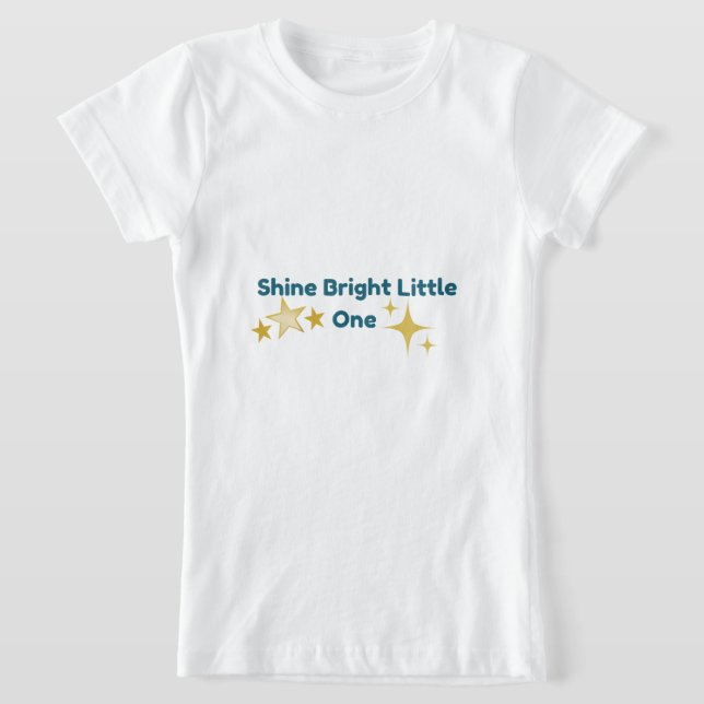Lys starka lilla en barn inspirerande t-shirt (Laydown)