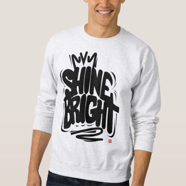 Lys starkt på kvalitets-SweatShirt Lång Ärmad Tröja (Framsida)