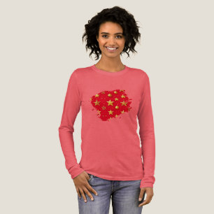Lys, stjärniga jul t shirt