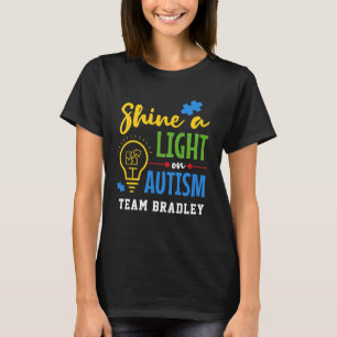 Lys upp autism Personligt team T Shirt