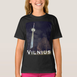 Lys upp natten: Vilnius TV-torn, Litauen T Shirt