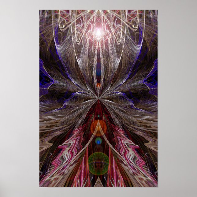 Lys vägen.. Utskrift Poster (Framsidan)