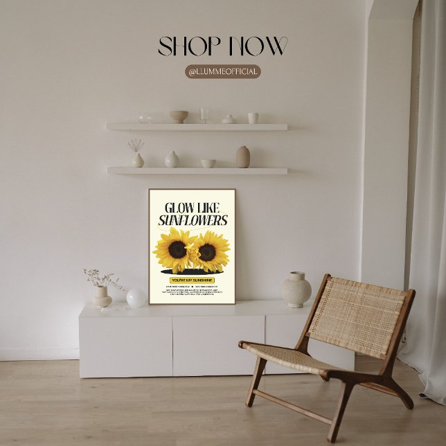 Lysa som solrosor – Kvinnlig Empowerment Poster (Skapare uppladdad)