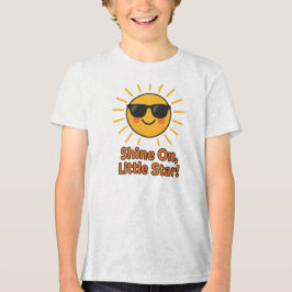 Lysa upp lilla stjärna Söt sol-design T Shirt