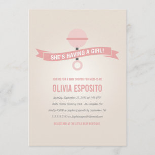 LYSANDE   BABY SHOWER INVITATIONS INBJUDNINGAR
