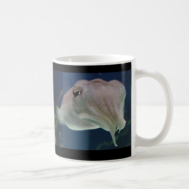 Lysande bläckfisk kaffemugg (Höger)