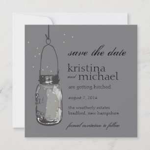 Lysande Insekter & Murarburk Save the Date Spara Datumet