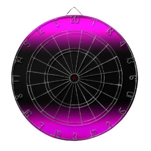Lysande Pinkish lilor och svart Ombre Piltavla