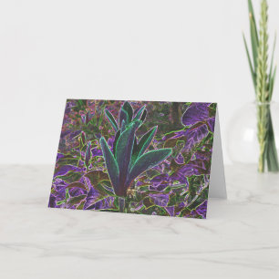 Lysande Rhododendronshälsningkort Kort