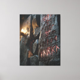 Lysande Uråldriga Runor Canvastryck