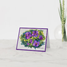 lysande vattenfärgad violas