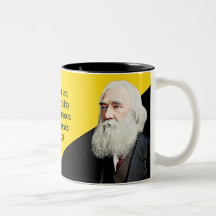 Lysander Spooner citationsteckenmugg Två-Tonad Mugg