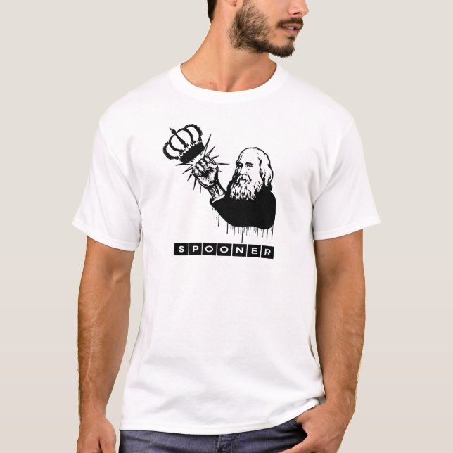 Lysander Spooner Decrowneren T-shirt (Framsida)