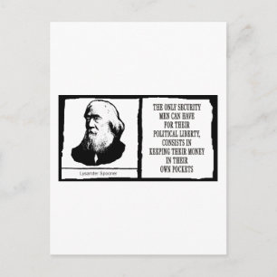 Lysander Spooner Vykort
