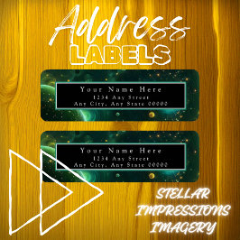 Lysara Cascade Returadress Etikett