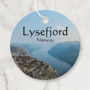 Lysefjords Norge Gåvor Etiketter
