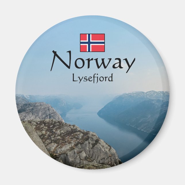 Lysefjords Norge Magnet (Framsidan)