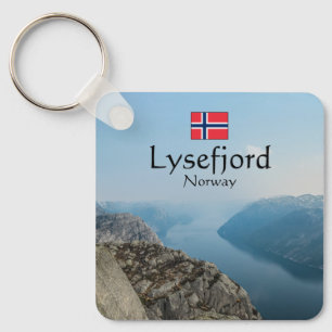 Lysefjords Norge Nyckelring