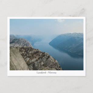 Lysefjords Norge Vykort
