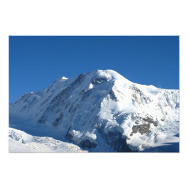 Lyskamm, schweiziska Alpernor Fototryck