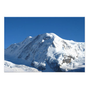 Lyskamm, schweiziska Alpernor Fototryck