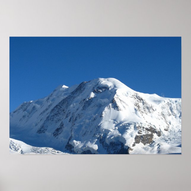 Lyskamm, schweiziska Alpernor Poster (Framsidan)