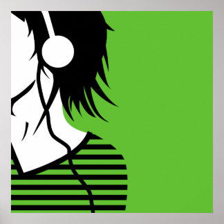 lyssna 2 på musiken _6 poster