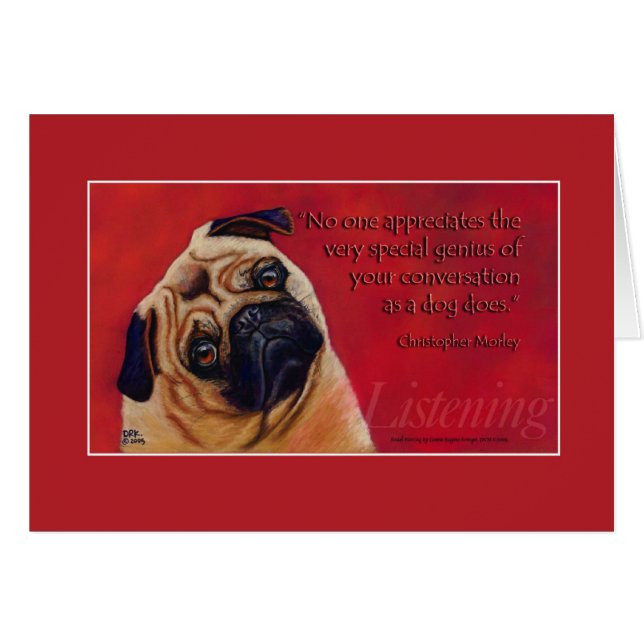 Lyssna Hälsningskort (Framsidan Horizontal)