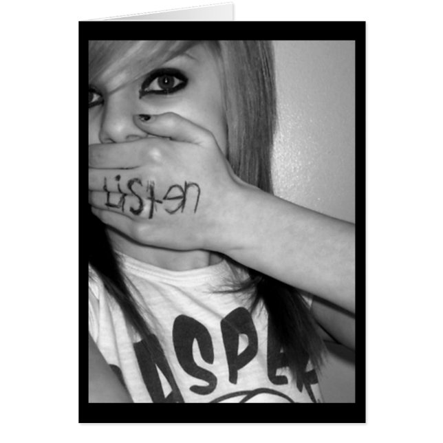 Lyssna Hälsningskort (Framsidan)